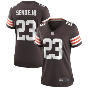 Women's Andrew Sendejo Brown Player Limited Team Jersey