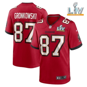 Men's Rob Gronkowski Red Super Bowl LV Player Limited Team Jersey