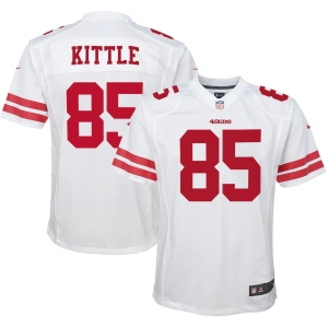 Youth George Kittle White Player Limited Team Jersey