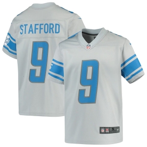 Youth Matthew Stafford Silver Inverted Player Limited Team Jersey