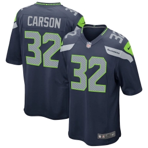 Men's Chris Carson Navy Player Limited Team Jersey