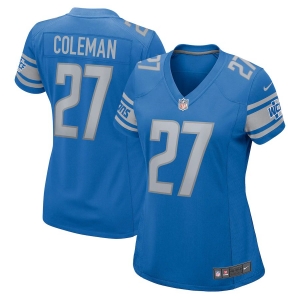 Women's Justin Coleman Blue Player Limited Team Jersey