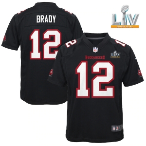 Youth Tom Brady Black Super Bowl LV Bound Fashion Player Limited Team Jersey