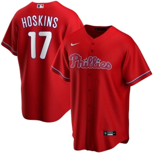 Youth Rhys Hoskins Red Alternate 2020 Player Team Jersey