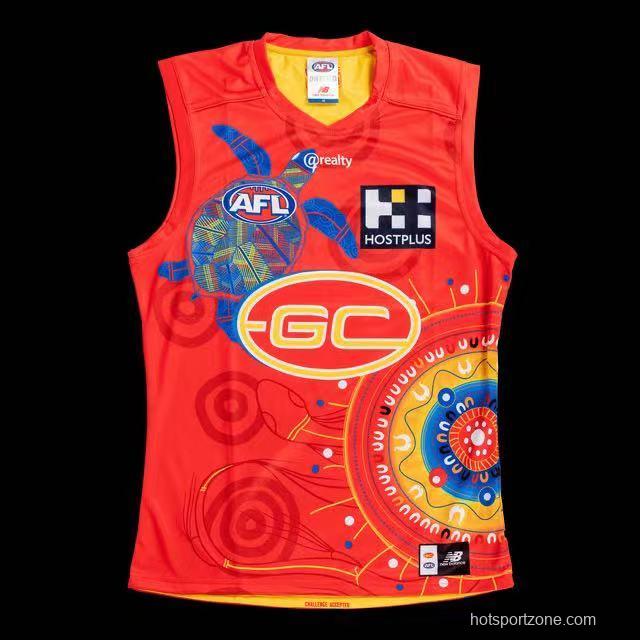 Gold Coast Suns 2021 Mens Indigenous Guernsey