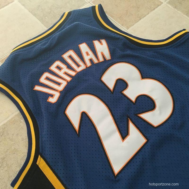 Men's Michael Jordan Blue Retro Classic Team Jersey