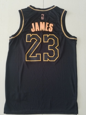 LeBron James 23 Black Golden Edition Jersey