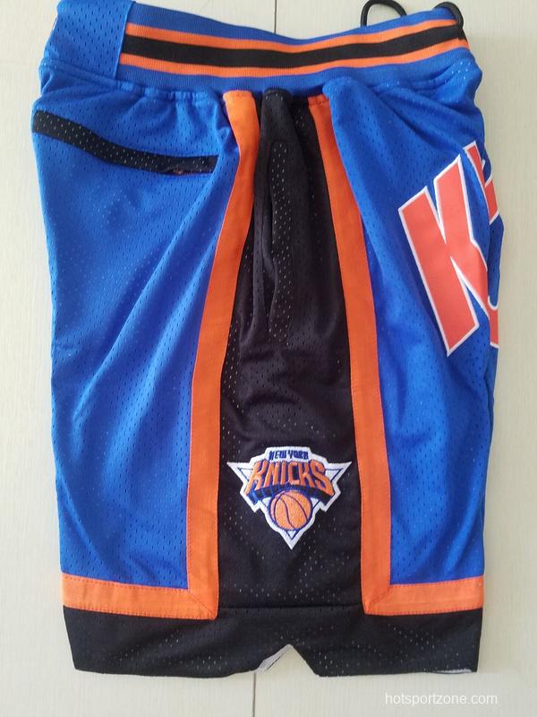New York 1996-97 Throwback Classics Basketball Team Shorts