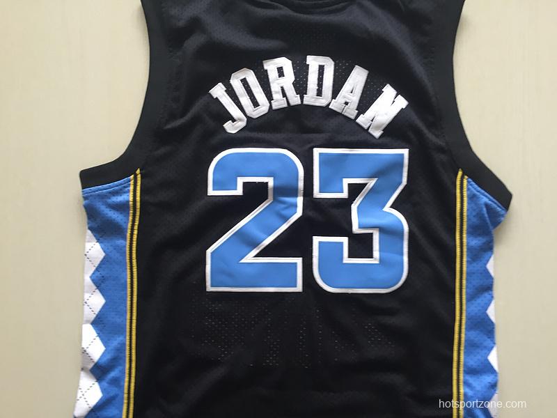 Michael Jordan 23 North Carolina College Basketball Jersey With AJ Logo