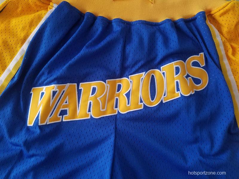 Golden State 1995-96 Throwback Classics Basketball Team Shorts