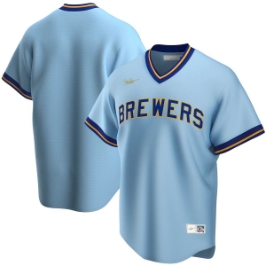 Men's Powder Blue Road Cooperstown Collection Team Jersey