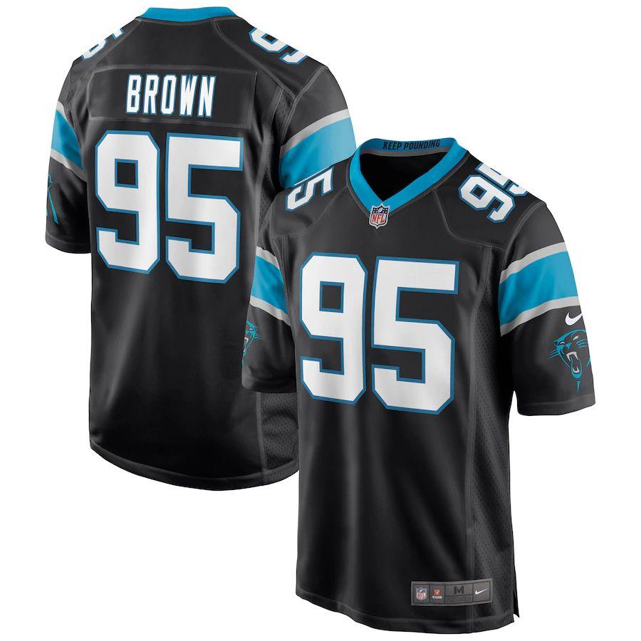 Men's Derrick Brown Black Player Limited Team Jersey