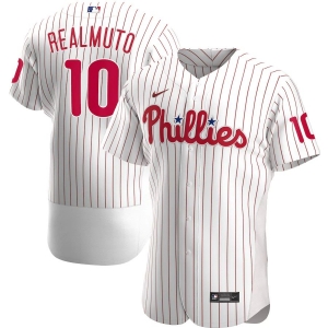 Men's JT Realmuto White Home 2020 Authentic Player Team Jersey