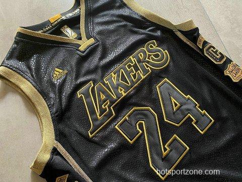 Men's Kobe Bryant Black Retro Classic Team Jersey