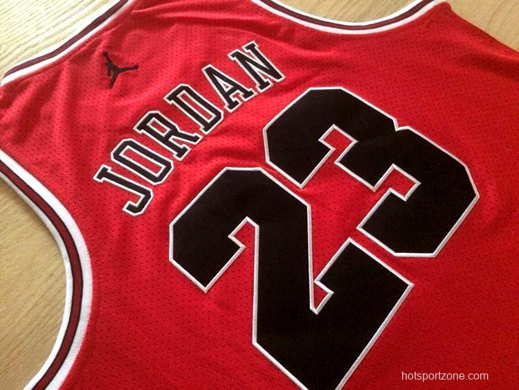 Men's Michael Jordan Red Retro Classic Team Jersey