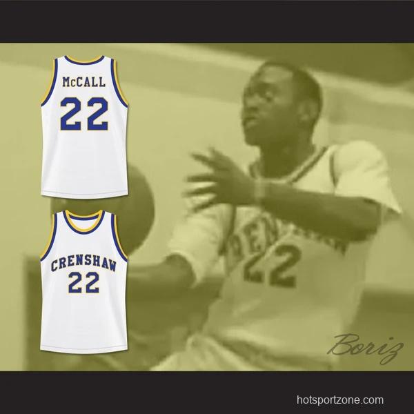 Omar Epps Quincy McCall 22 Crenshaw High School Basketball Jersey Love and Basketball
