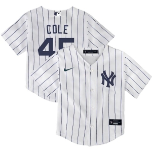 Youth Gerrit Cole White Home 2020 Player Team Jersey