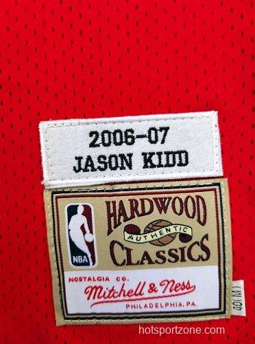 Men's Jason Kidd Red Retro Classic Team Jersey