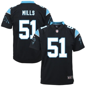 Youth Sam Mills Black Retired Player Limited Team Jersey
