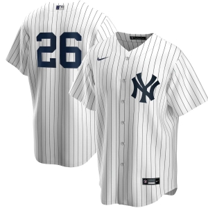 Youth DJ LeMahieu White&amp;Navy Home 2020 Player Team Jersey