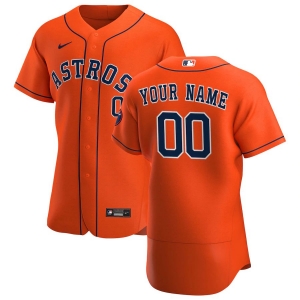 Men's Orange 2020 Alternate Authentic Custom Team Jersey