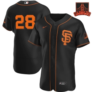 Men's Buster Posey Black Alternate 2020 Authentic Player Team Jersey