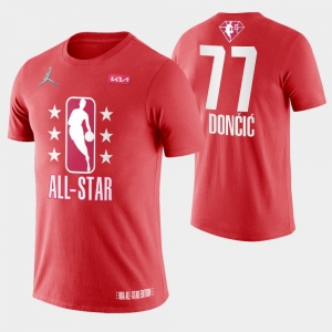 Adult Luka Doncic Maroon 2022 All-Star Game Name &amp; Number T-Shirt