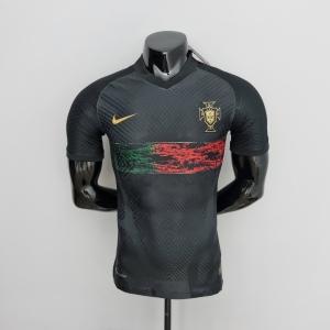 2022 player version Portugal Training Suit Black