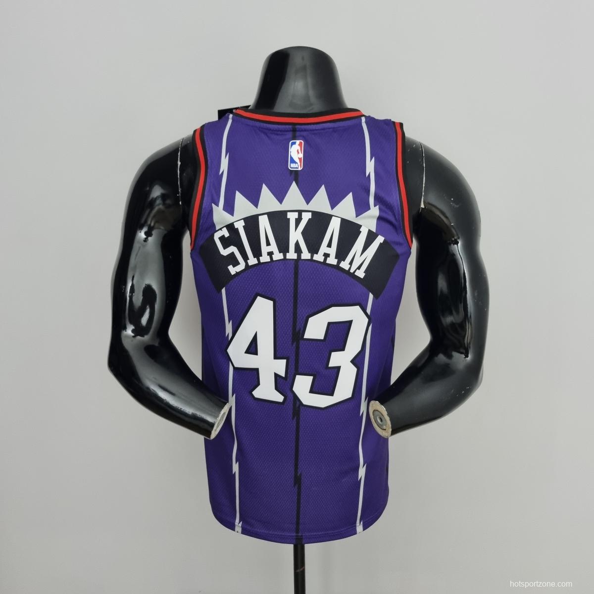 Toronto Raptors SIAKAM #43 Purple NBA Jersey