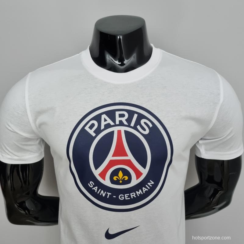 Mens Nike Paris Casual White T-shirts #K000159