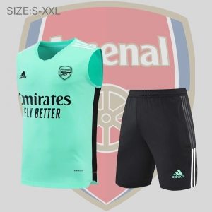 21/22 Arsenal Vest Training Jersey Kit Green