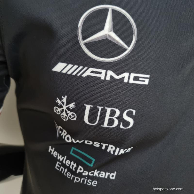 2022 F1 Formula One; Mercedes Benz #63 Polo Black