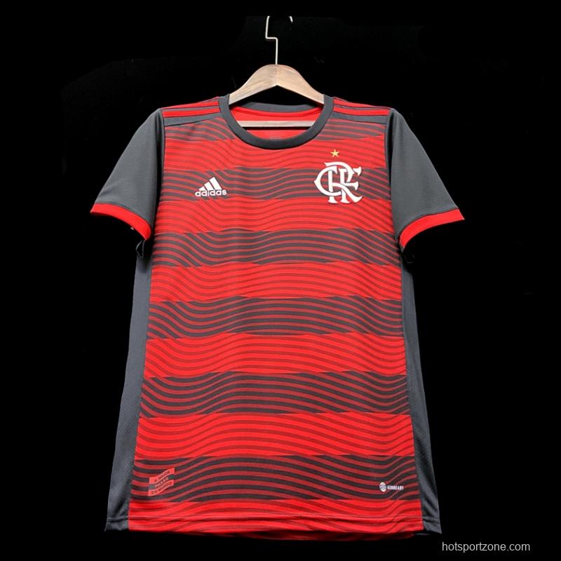 22/23 Flamengo Home  Soccer Jersey