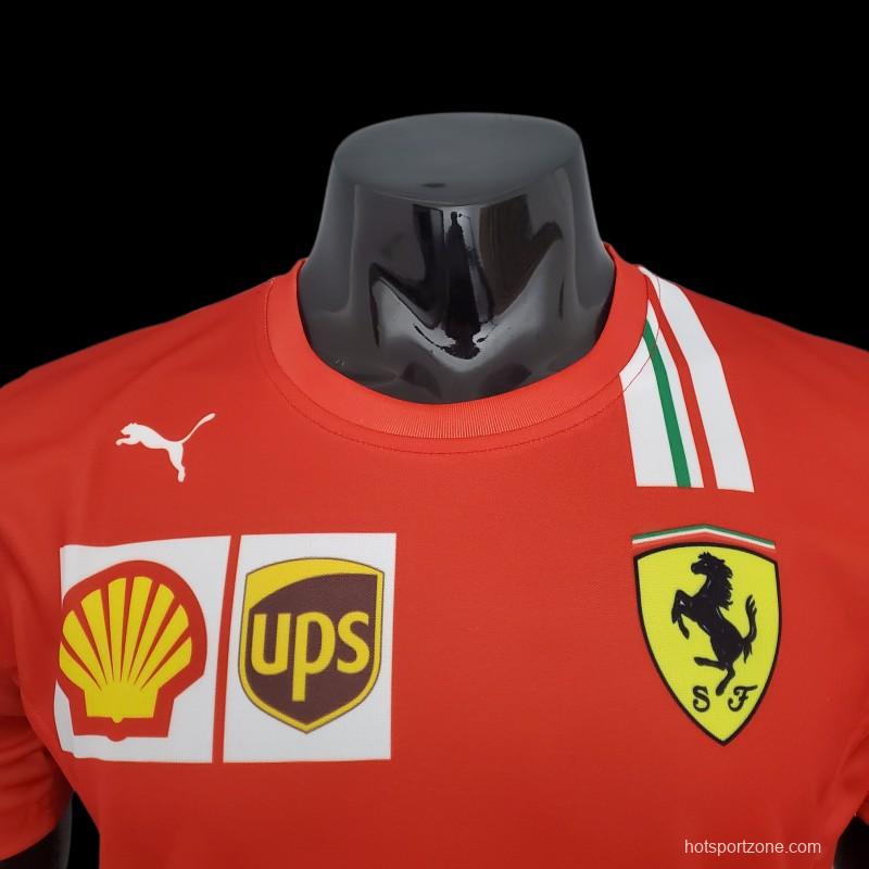 F1 Formula One; Ferrari Racing Suit Red 