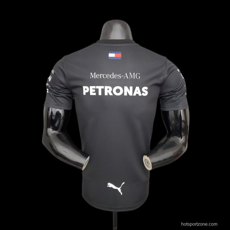 F1 Formula One Racing Suit; 2021 Mercedes Black 