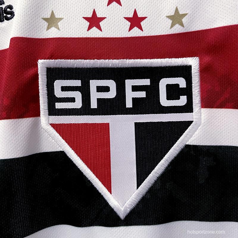 22/23 Vest Sao Paulo Home White Soccer Jersey