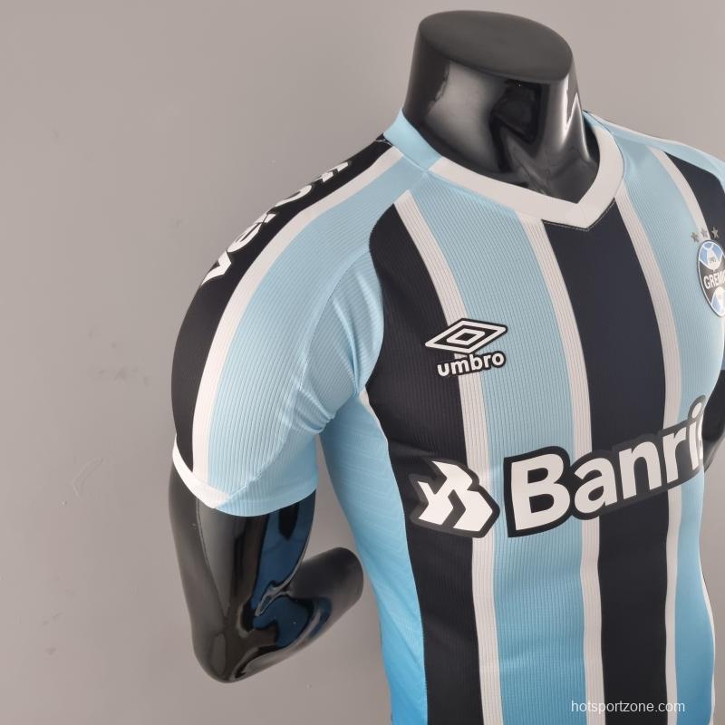 Player Version 22/23 Gremio Home  Soccer Jersey