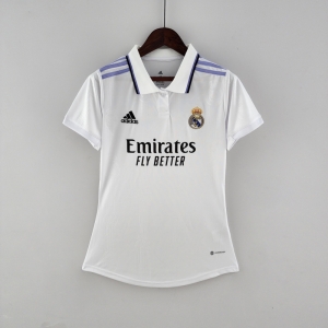 22/23 Women Real Madrid Home  Soccer Jersey