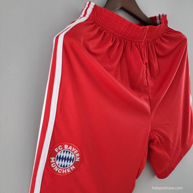 22/23 Bayern Munich Home Shorts  Soccer Jersey