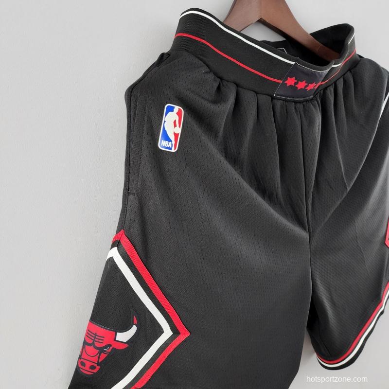 Chicago Bulls Black NBA Shorts 