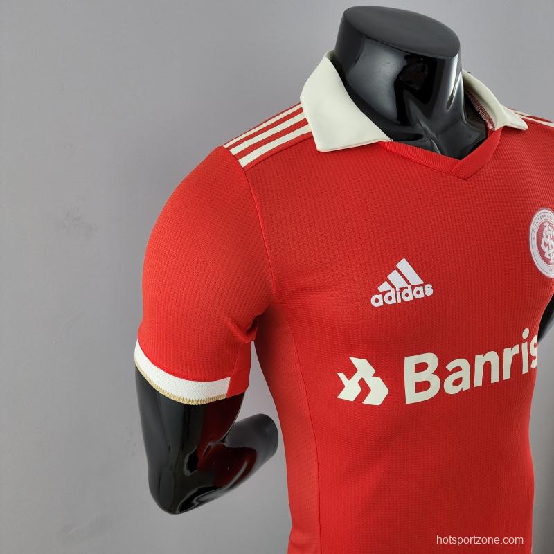 Player Version 22/23 Internacional Home  Soccer Jersey