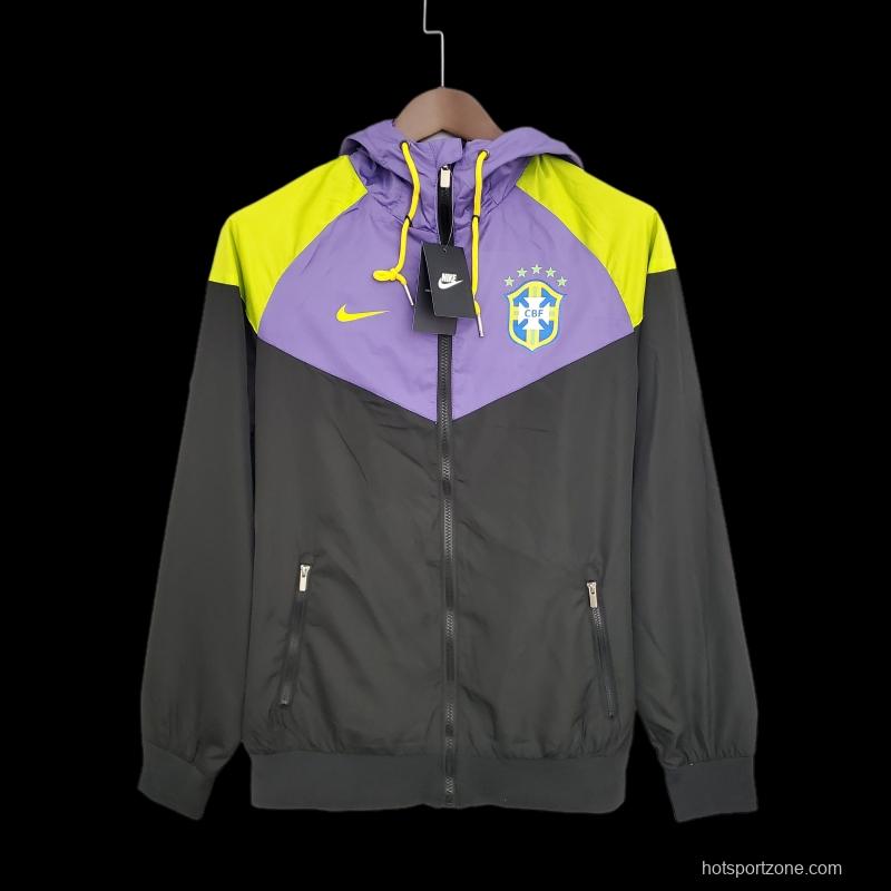 Windbreaker Brazil Purple Black