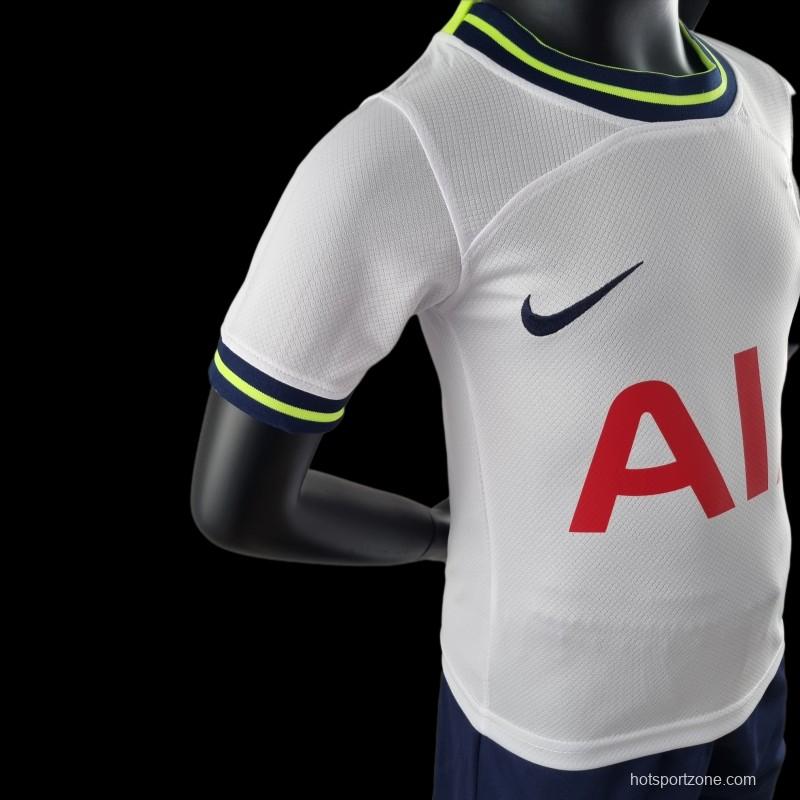 22/23 Kids Kit Tottenham Hotspur Home 16-28 Soccer Jersey