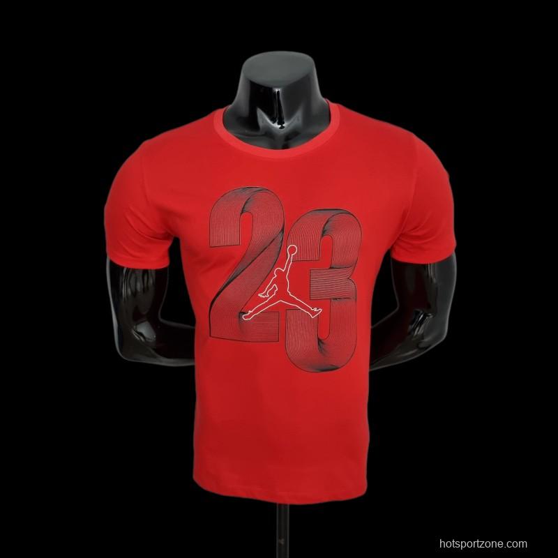 2022 NBA Jordan 23 RED T-shirts #0052