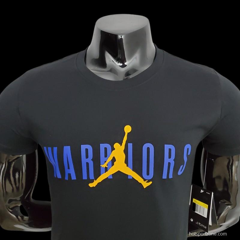 2022 NBA  Warrior Black T-shirts #0042