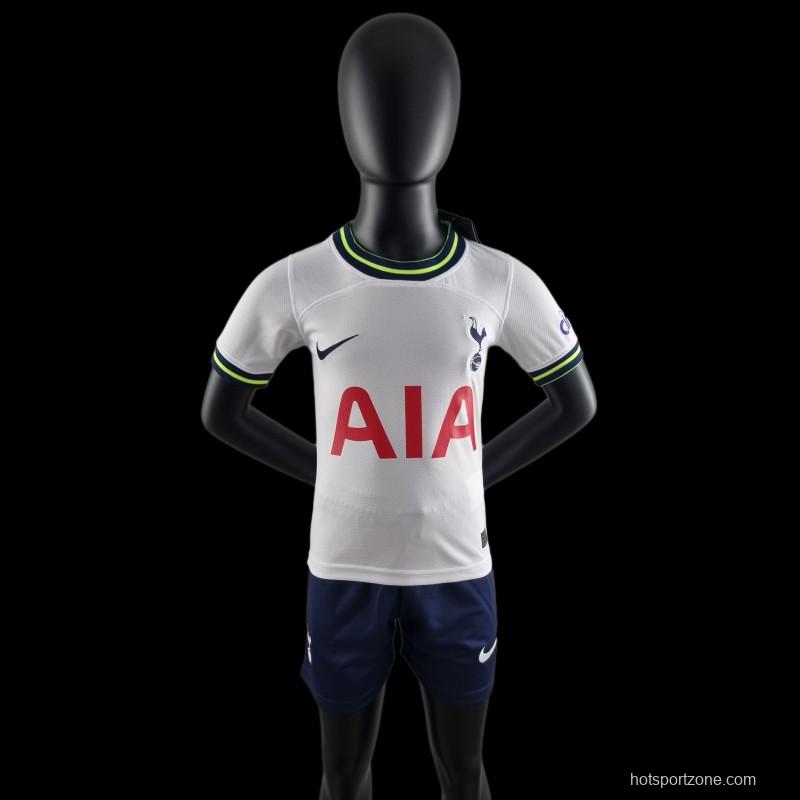 22/23 Kids Kit Tottenham Hotspur Home 16-28 Soccer Jersey