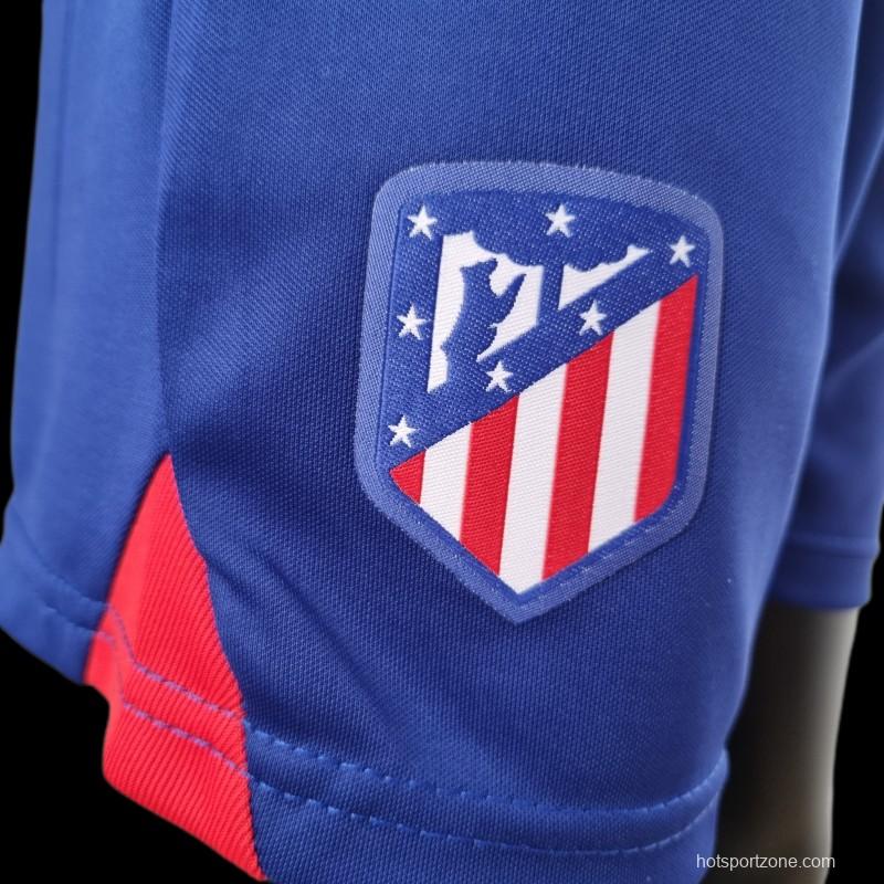 22/23 Kids Atletico Madrid Home 16-28 Soccer Jersey