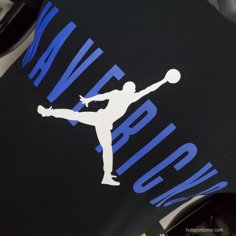 2022 NBA Mavericks Black T-shirts #0040