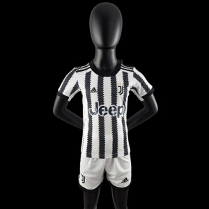 22/23 Juventus Kids Home  Size 16-28 Soccer Jersey