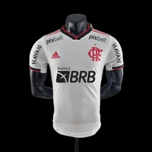 Player Version 22/23 All Sponsors Flamengo Away Soccer Jersey